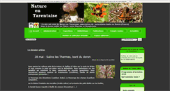 Desktop Screenshot of nature-en-tarentaise.org